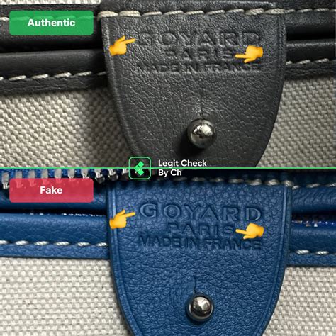 fake goyard bag vs real|real vs fake goyard bag.